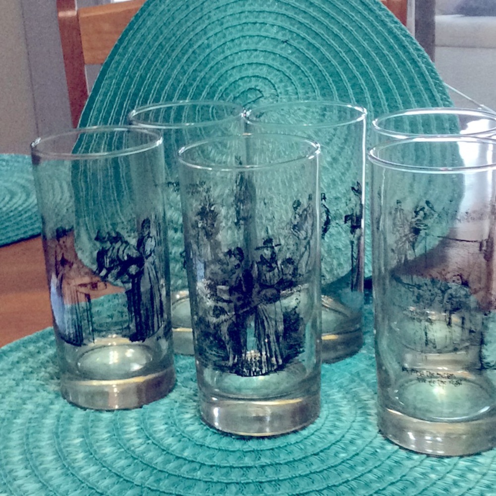 6 vtg classic glasses Kodak You Press the Button.